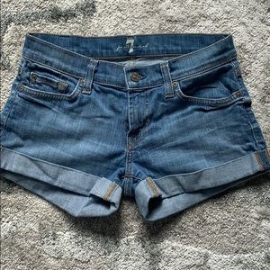 7 For All Mankind Denim Shorts